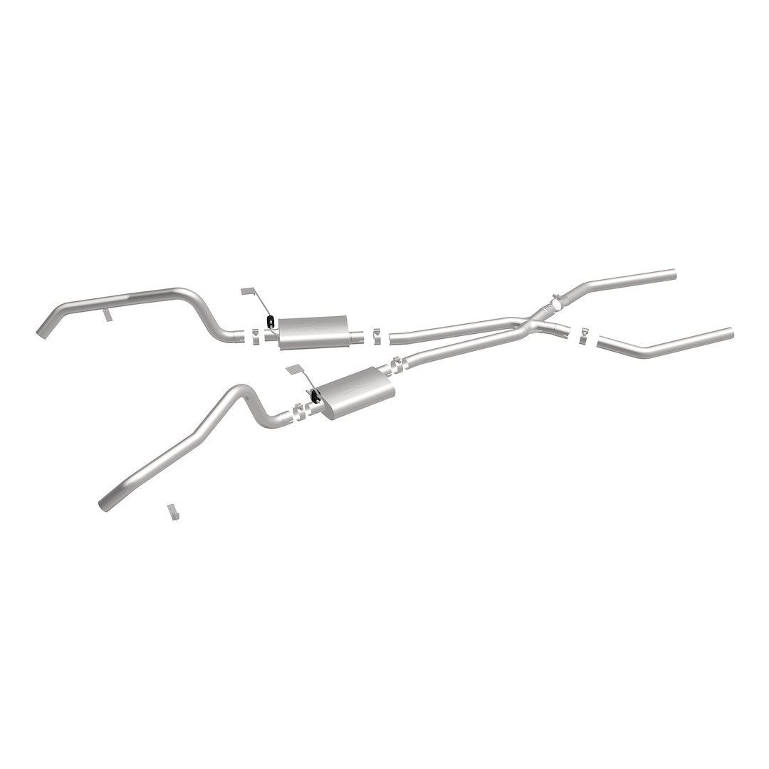 MagnaFlow 15896 Dual Crossmember-Back Exhaust Kit with Tru-X