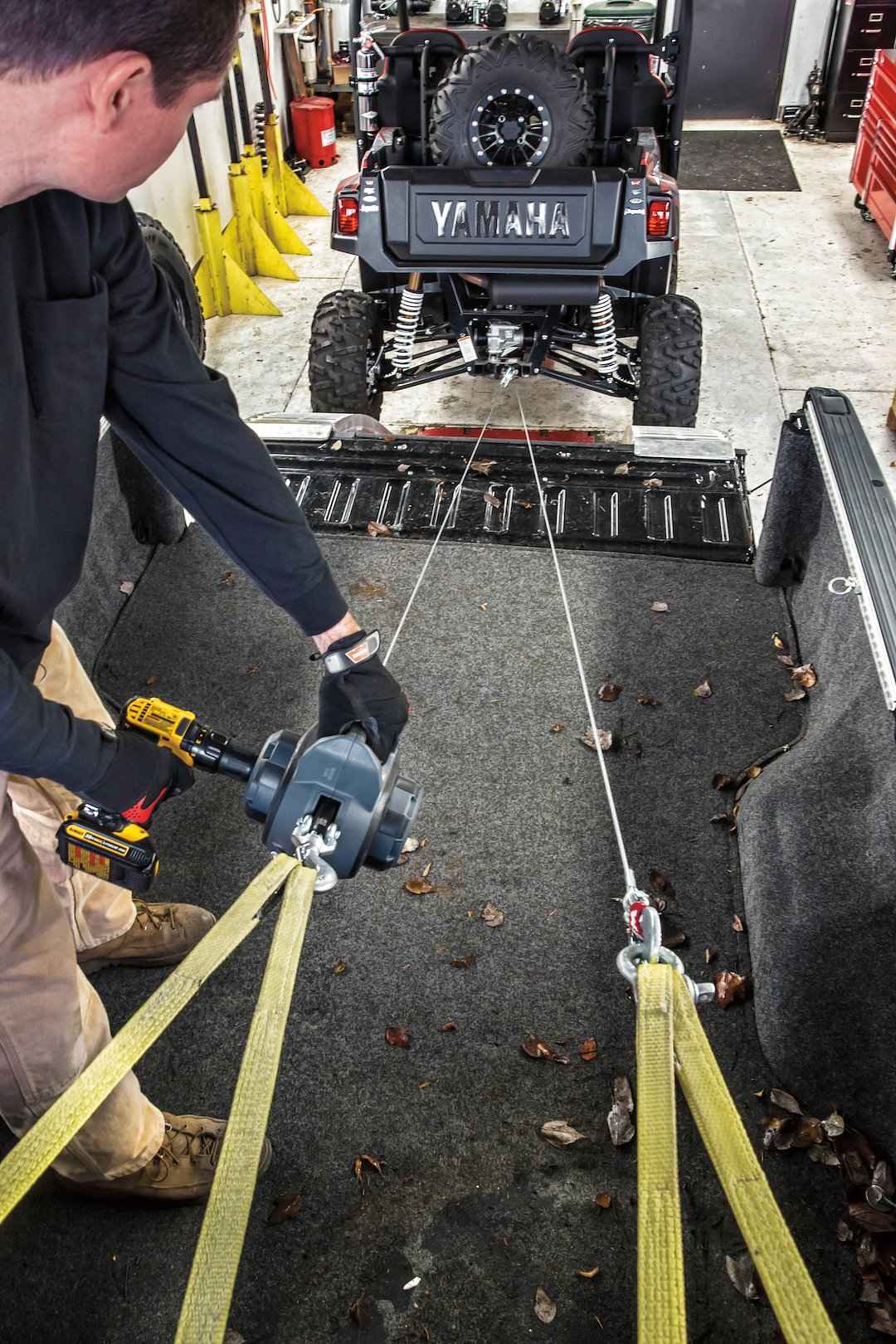 Warn 101575 Drill-Powered Winch - 750 lb, Synthetic Rope