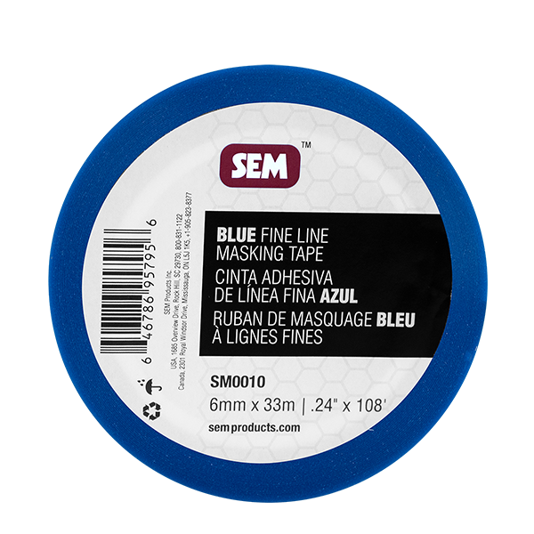 SEM SM0010 Blue Fine-Line Masking Tape