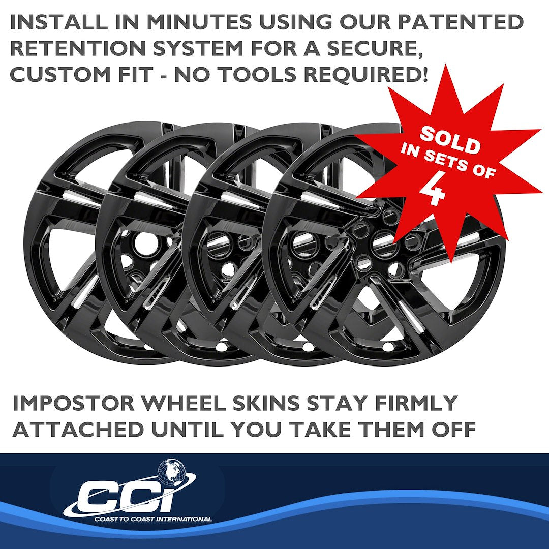 Coast To Coast IMP418BLK Black Terrain Impostor Wheel Skins - image 5