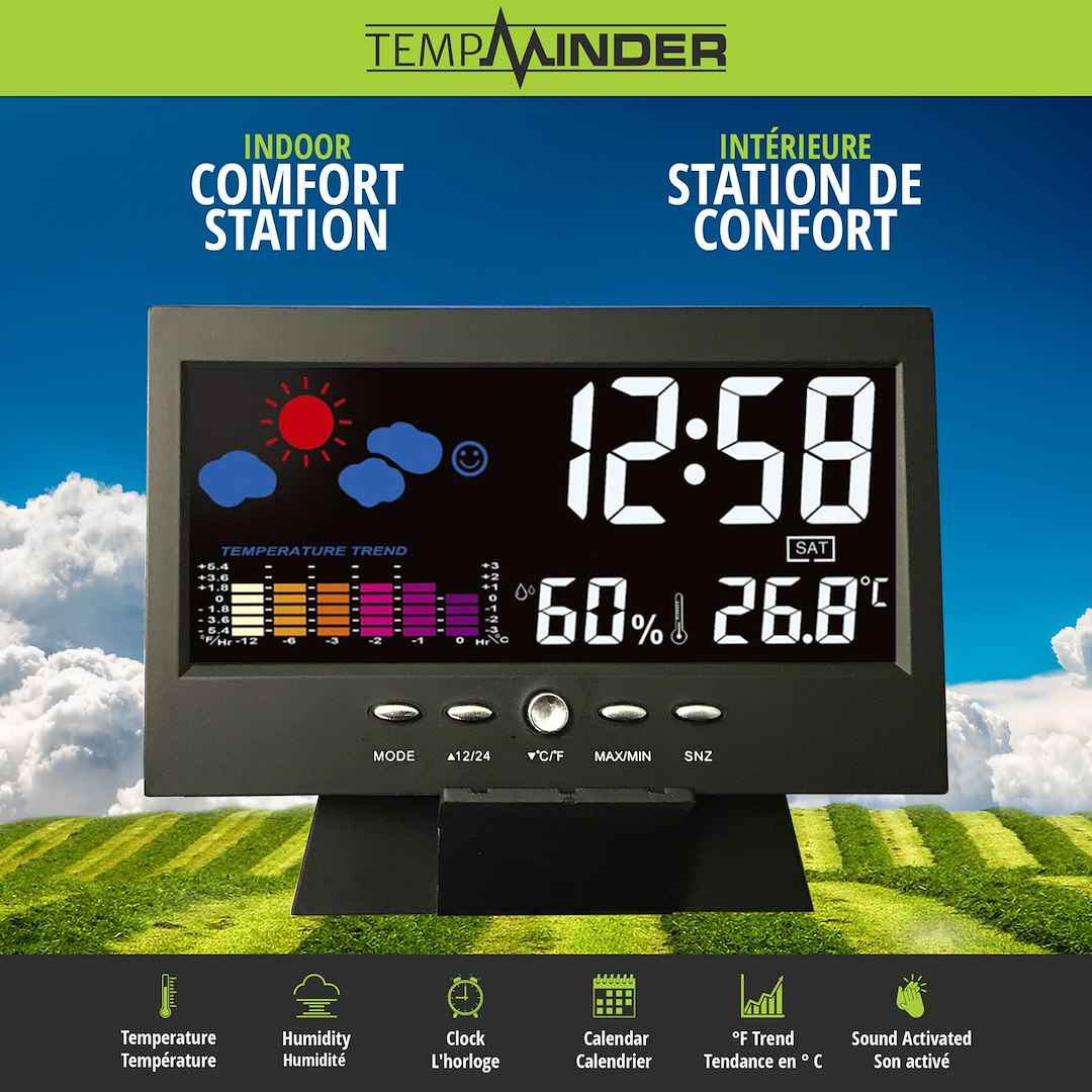 Minder Research TM22242VP Weather Station - Black