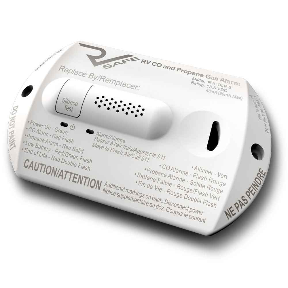 RV Safe LLC RVCOLP-2W Carbon Monoxide/Propane Leak Detector - White