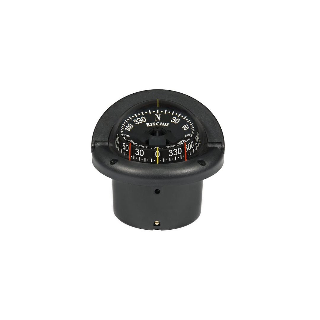 Ritchie Hf-743 Black Flush-Mount Compass