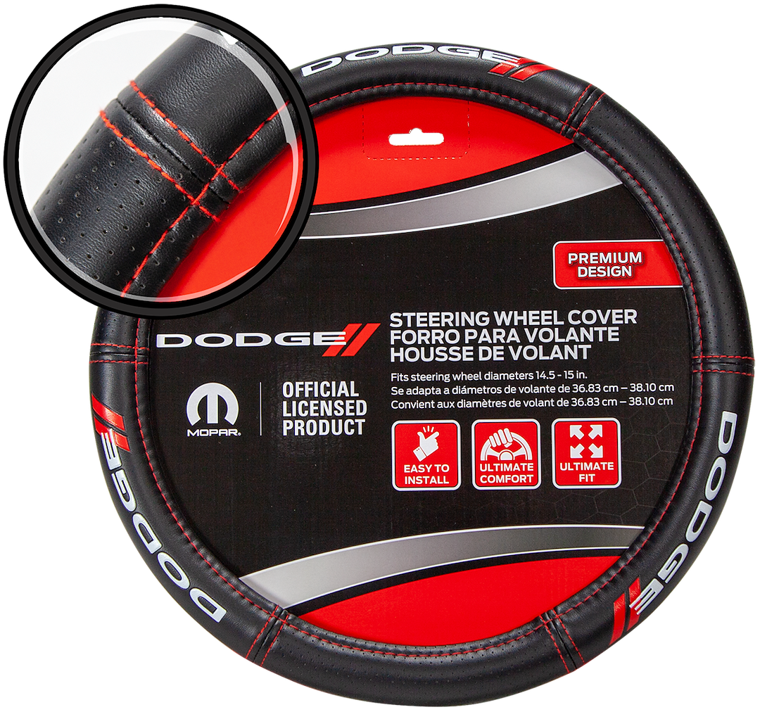 Plasticolor 006694R01 Dodge Deluxe Steering Wheel Cover