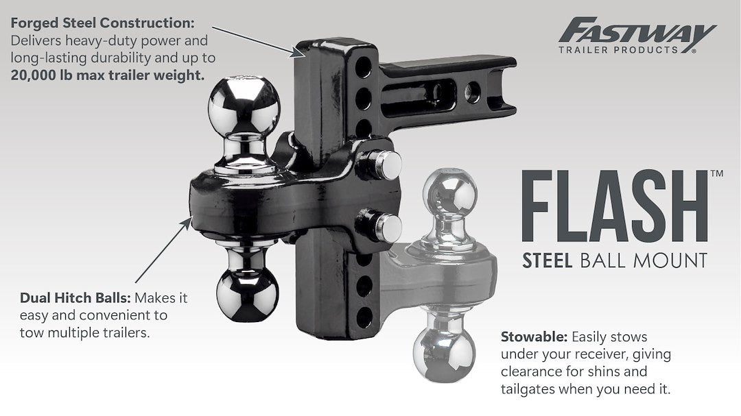Fastway Trailer Products 49-00-5900 Trailer Hitch Ball Mount - image 5