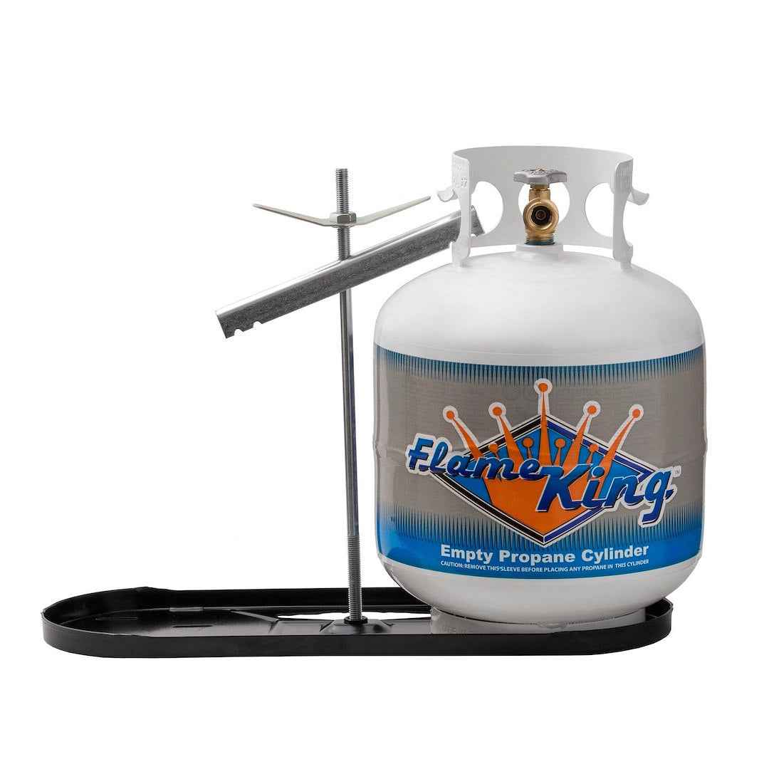 Flame King KT20MNT Trailer-Tongue Rack for Two 20-lb Propane Tanks