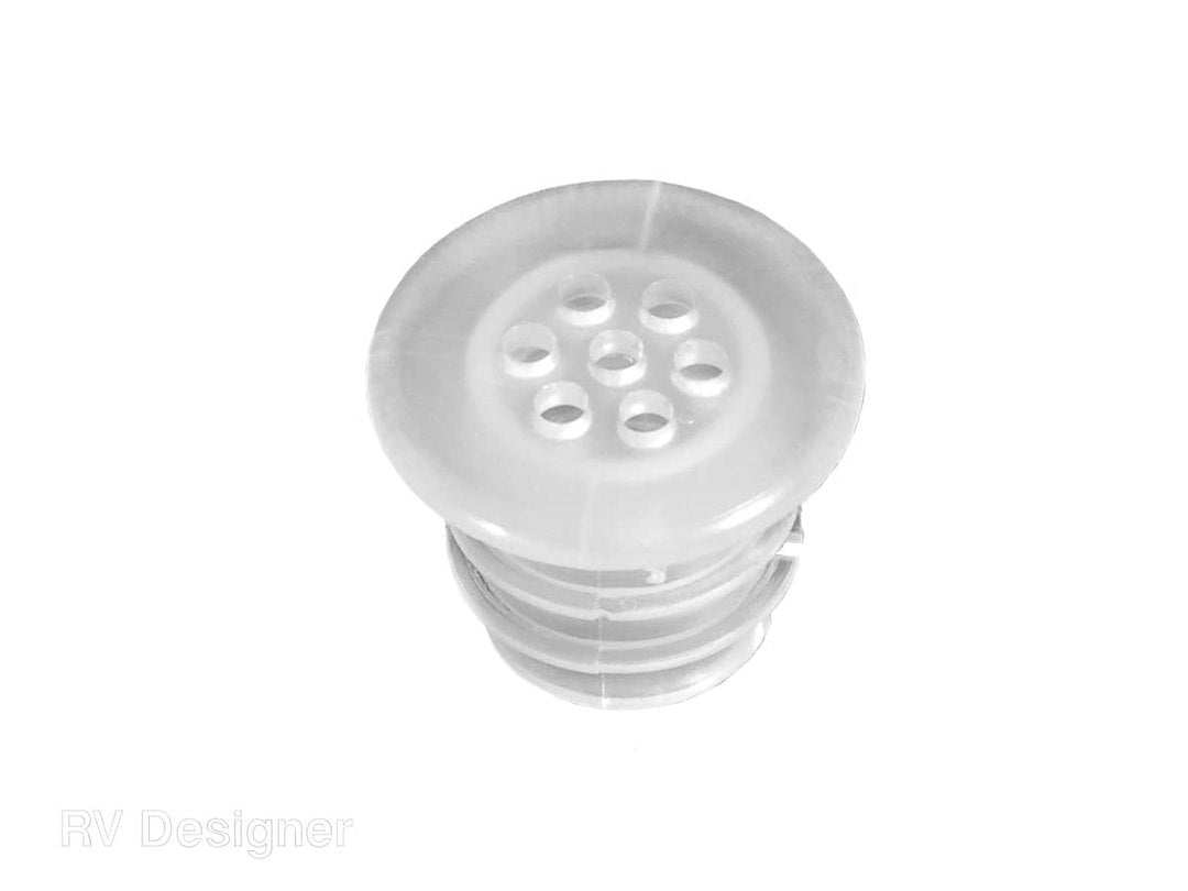 RV Designer Refrigerator Drain Hose Plug (E378) – Color: White