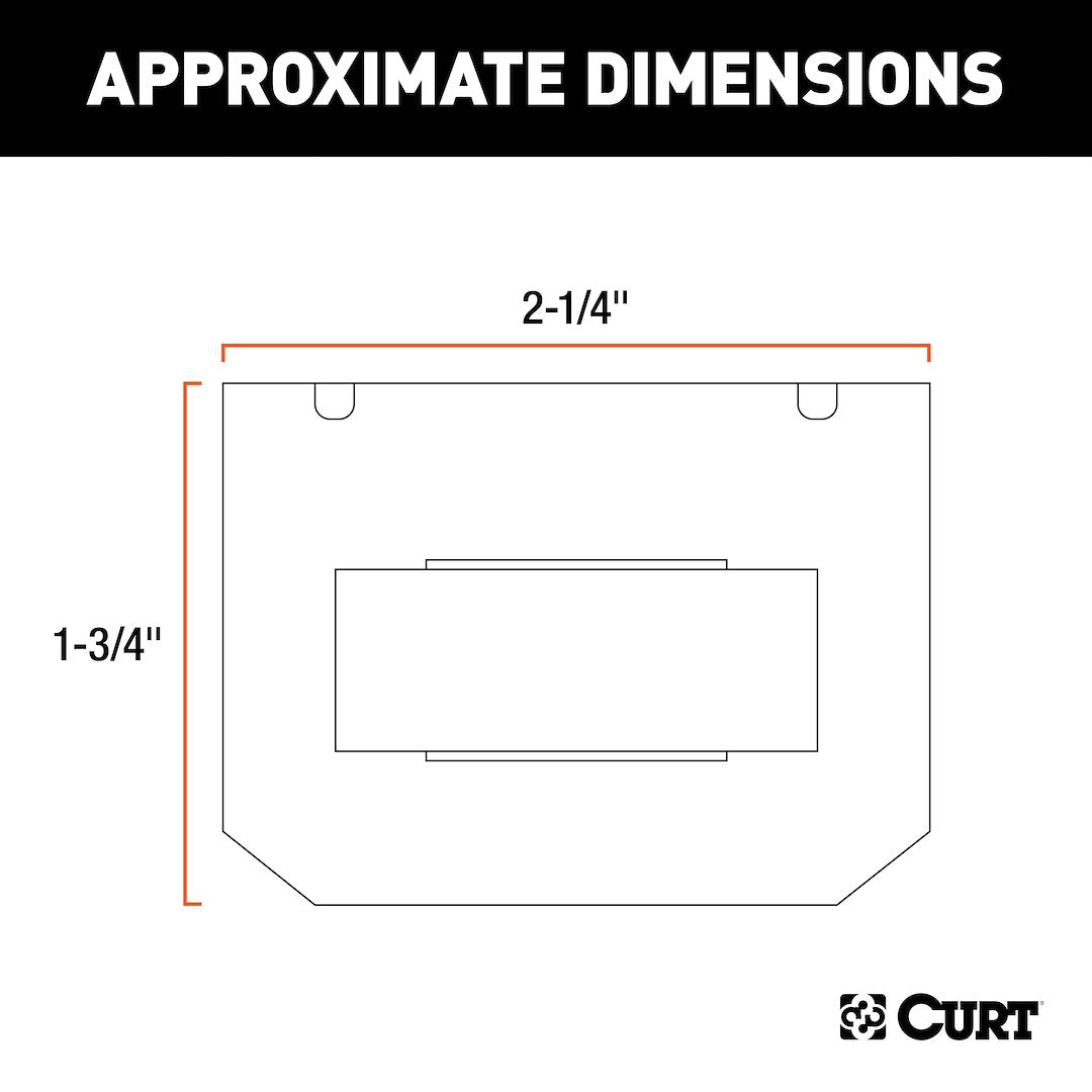 CURT Trailer Wiring Connector Mounting Bracket (58303)