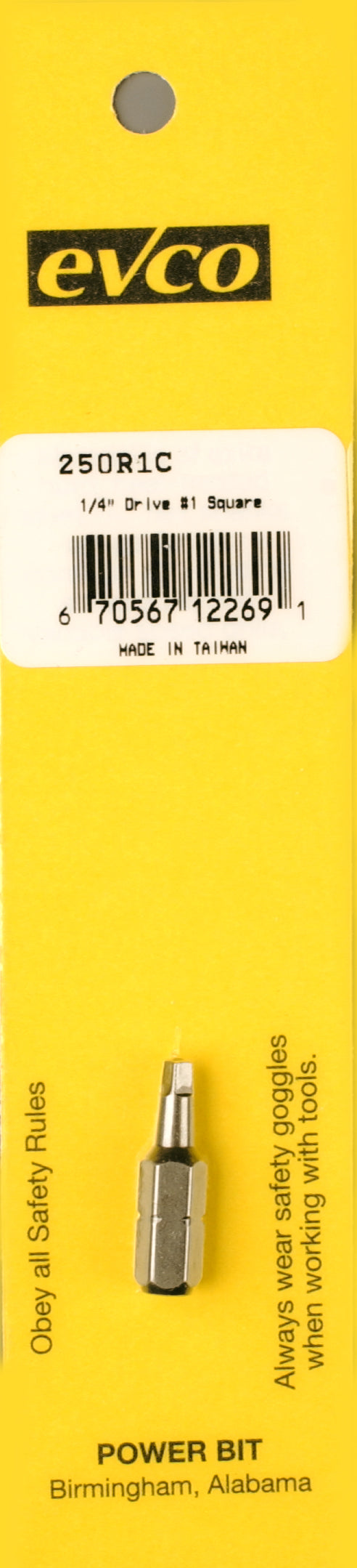 AP Products Screw Bit (009250R1C) – Length (In): 1 Inch