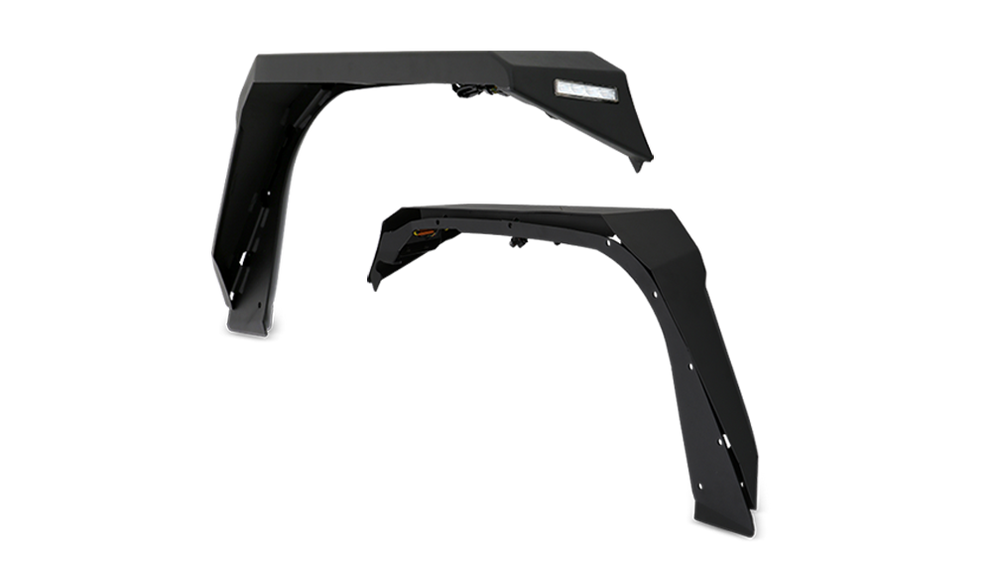 Body Armor Flat Style Fender Flare JL-6102 - image 1