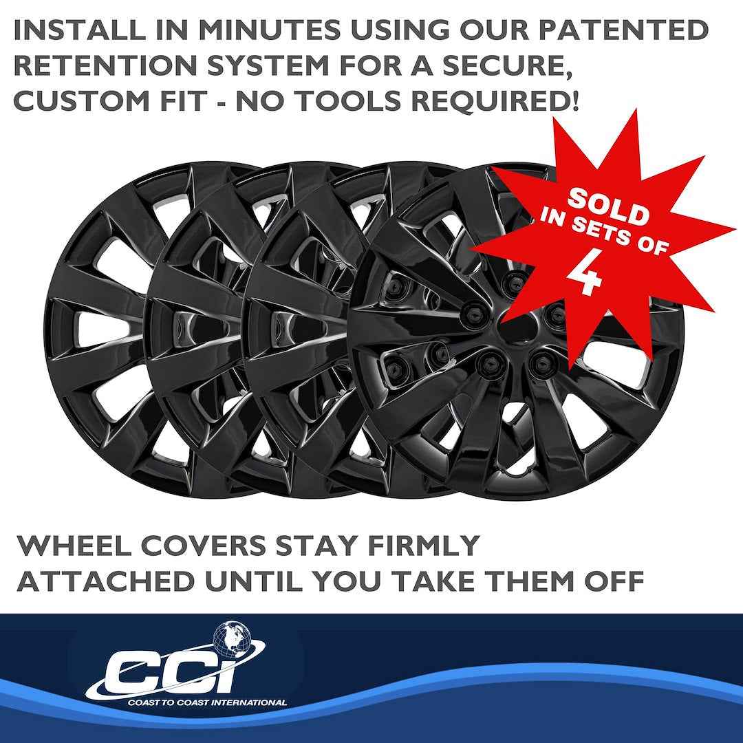 Coast To Coast 52116BLK Sentra 16-Inch Black Covers
