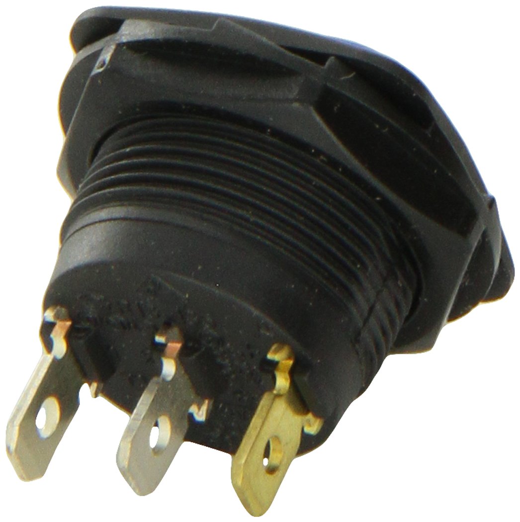 Hella 358114481 Amber SPST Rocker Switch