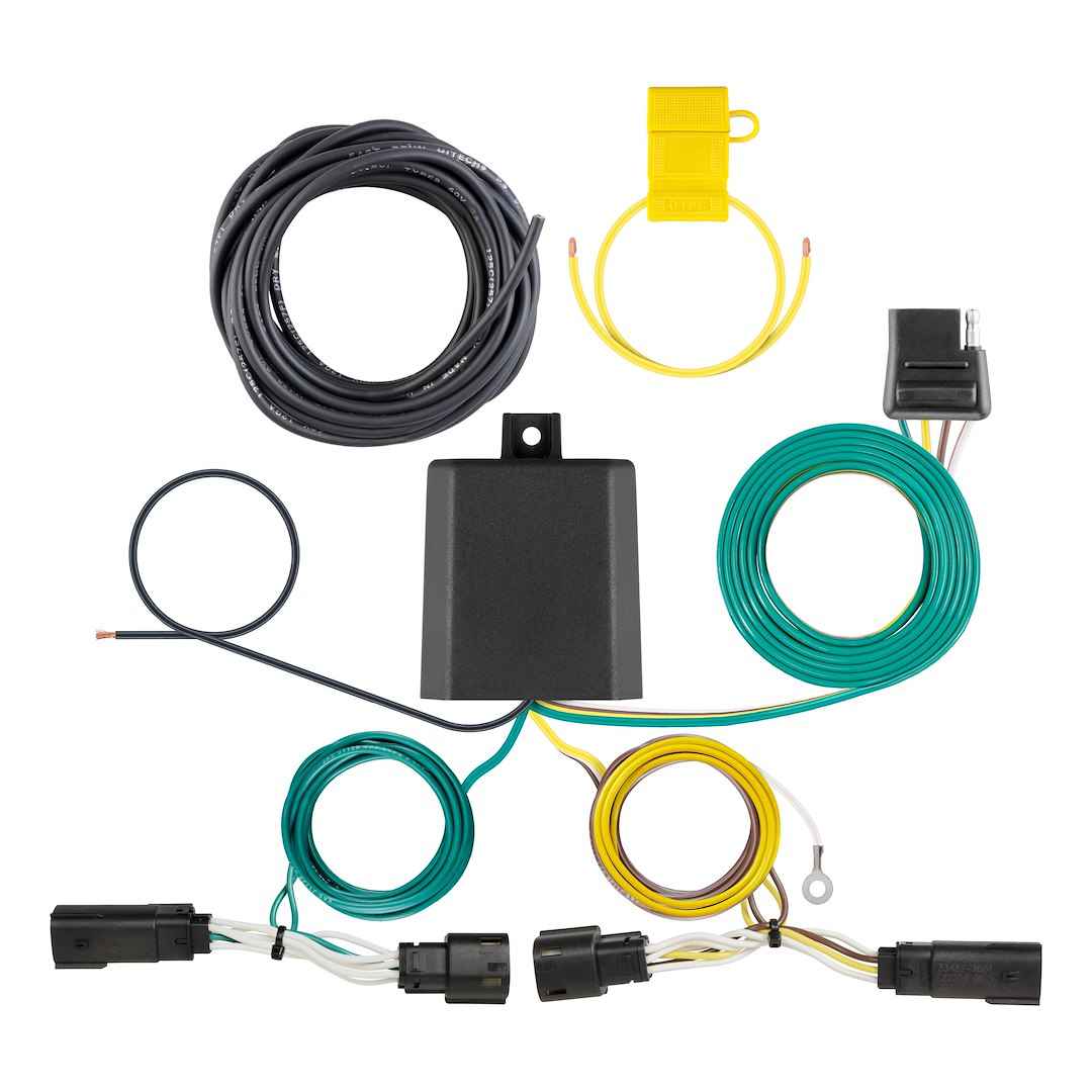 CURT 56507 Custom 4-Way Flat Wiring - Ford Escape