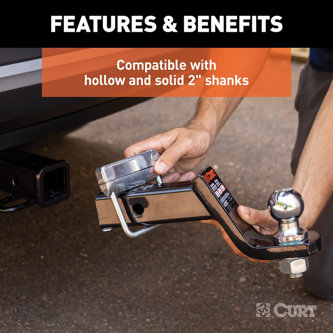 Curt 22325 Trailer Hitch Receiver Tube Anti Rattle Bracket - image 4