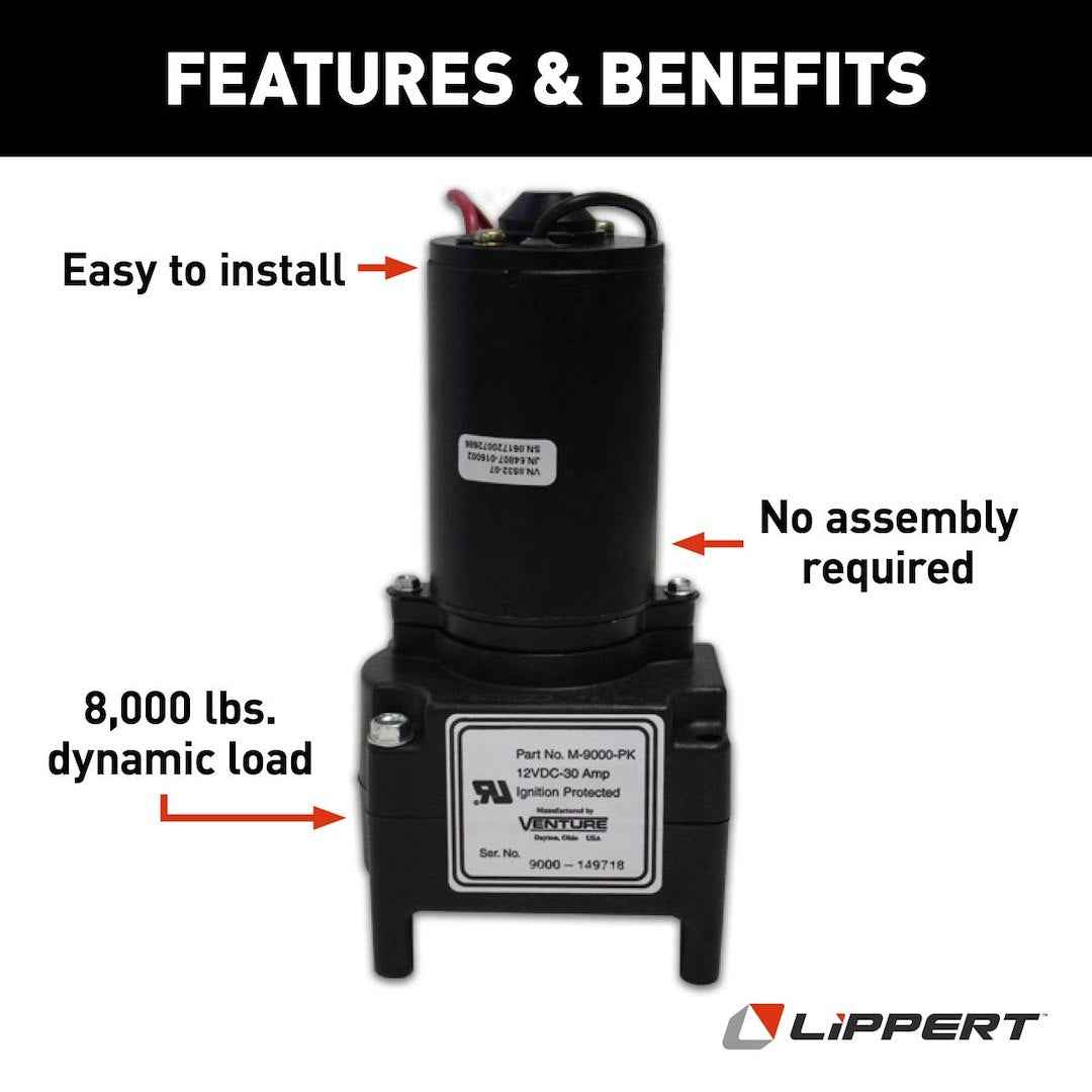 Lippert Components 142178 Trailer Landing Gear Motor - 6000 lb