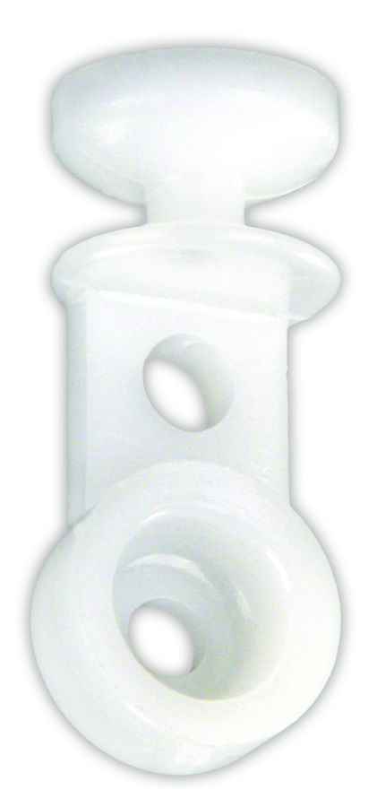 JR Products Window Curtain Glider 81075 – Color: White