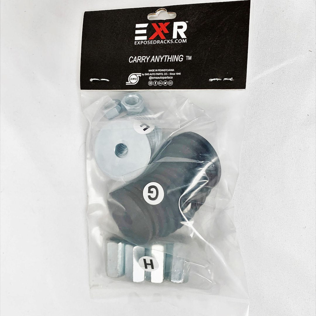 Exposed Racks 8-00-9922 No-Top Roof Rack Bolt Spacers