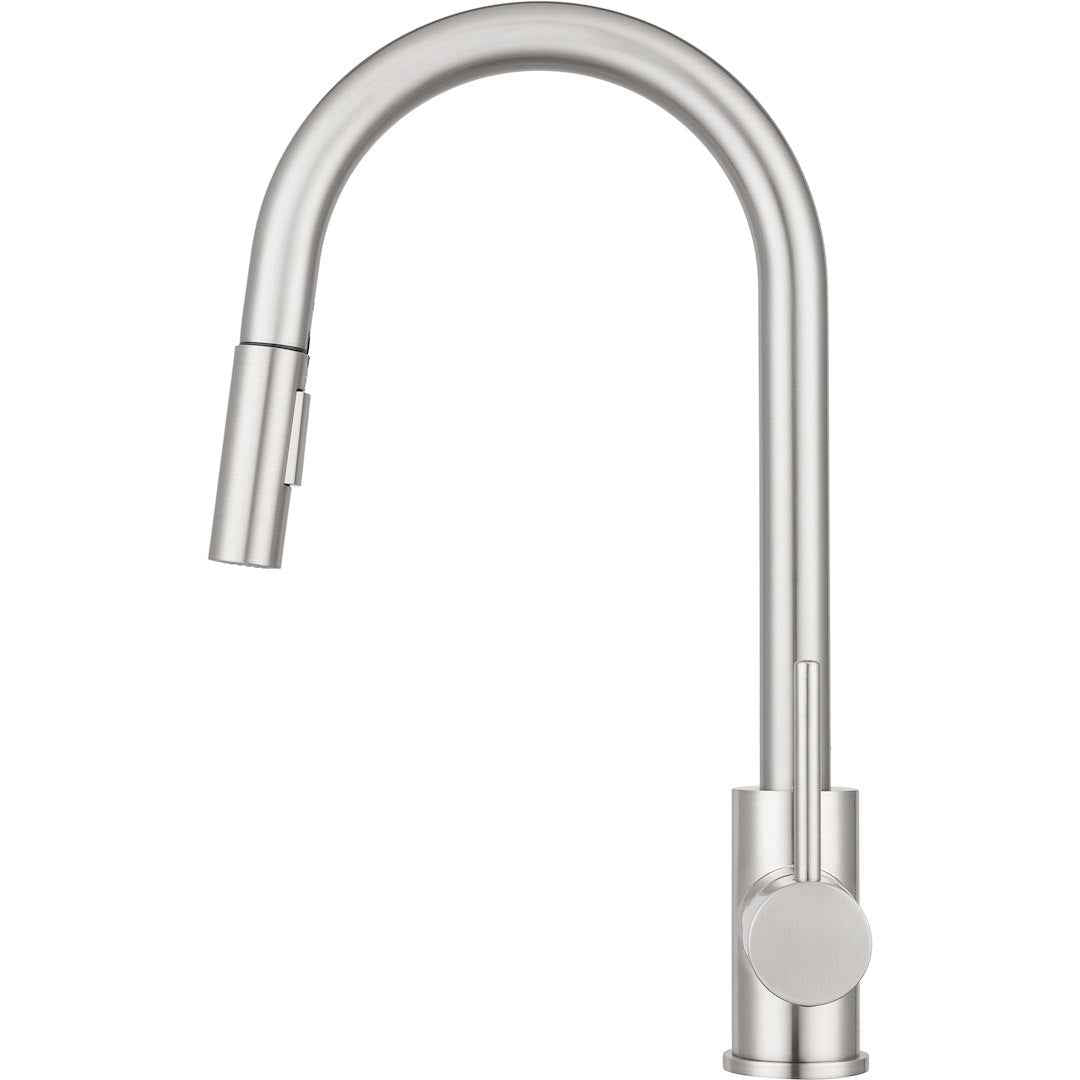 Dura Faucet DF-NMK540-SN Pull-Down Kitchen Faucet - Satin Nickel