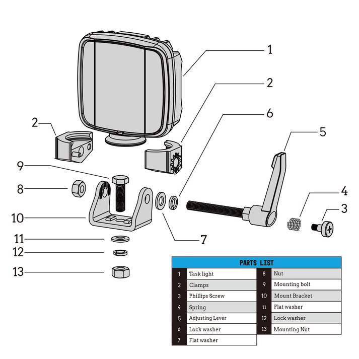 BUILTBRIGHT BB45051 Work Light - image 5