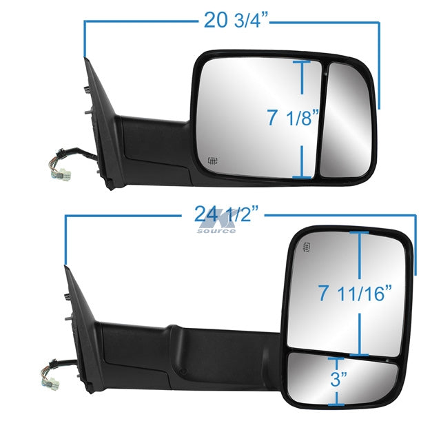 K-Source 60199c Exterior Towing Mirror - image 3
