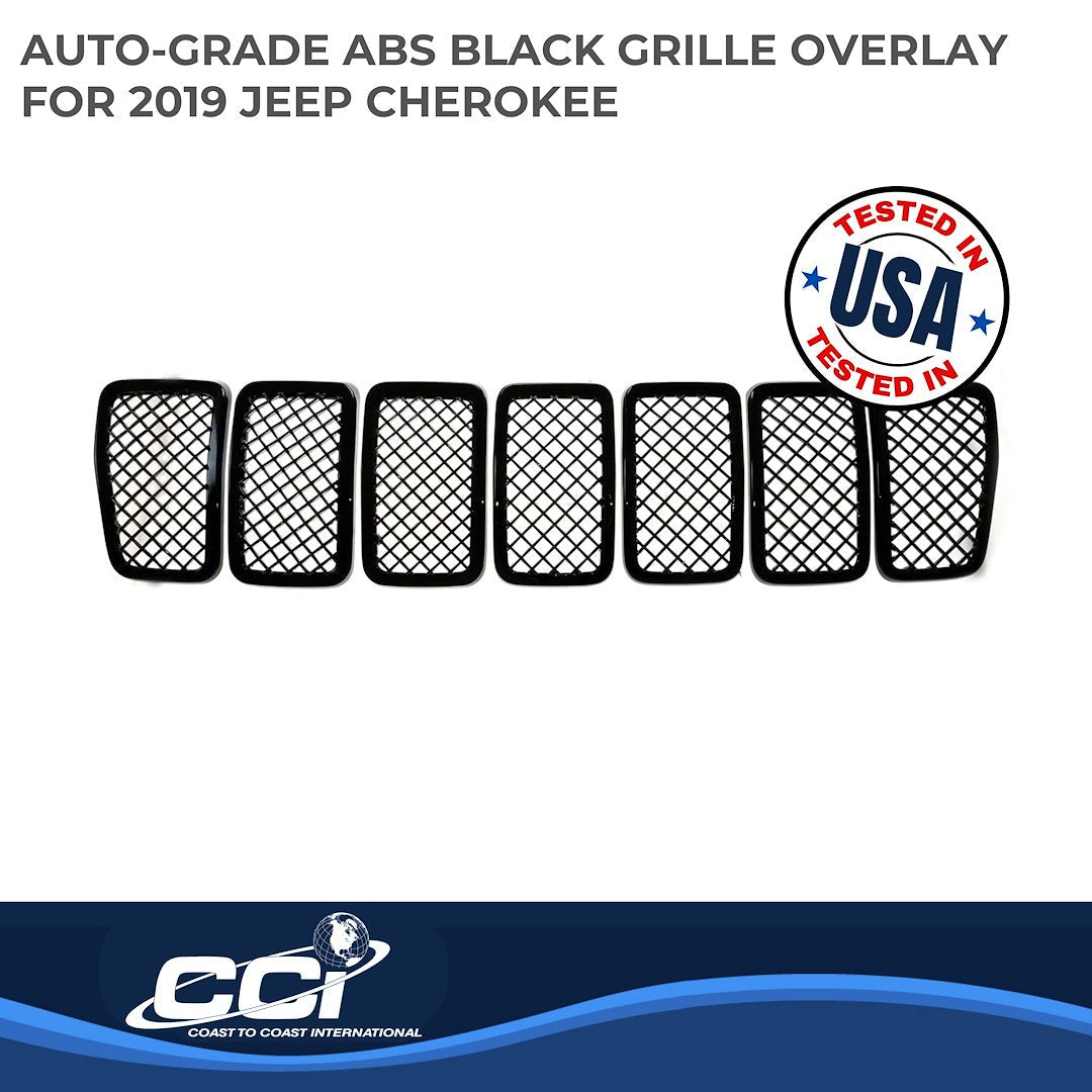 Coast To Coast GI485BLK Cherokee Gloss Black Mesh Overlay - image 2