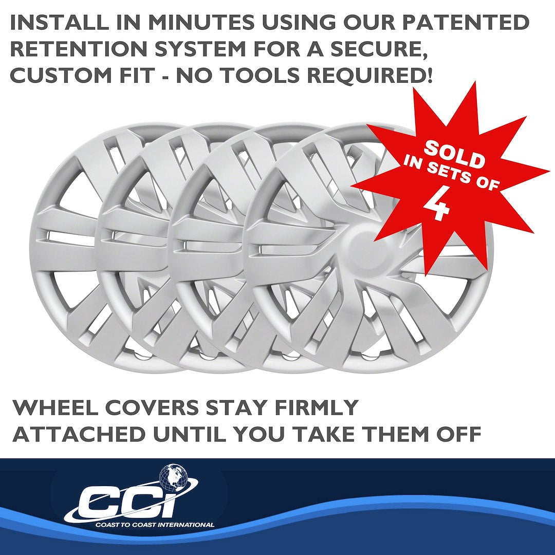 Coast To Coast 53415S Fit Silver Double-Spoke Covers - image 5