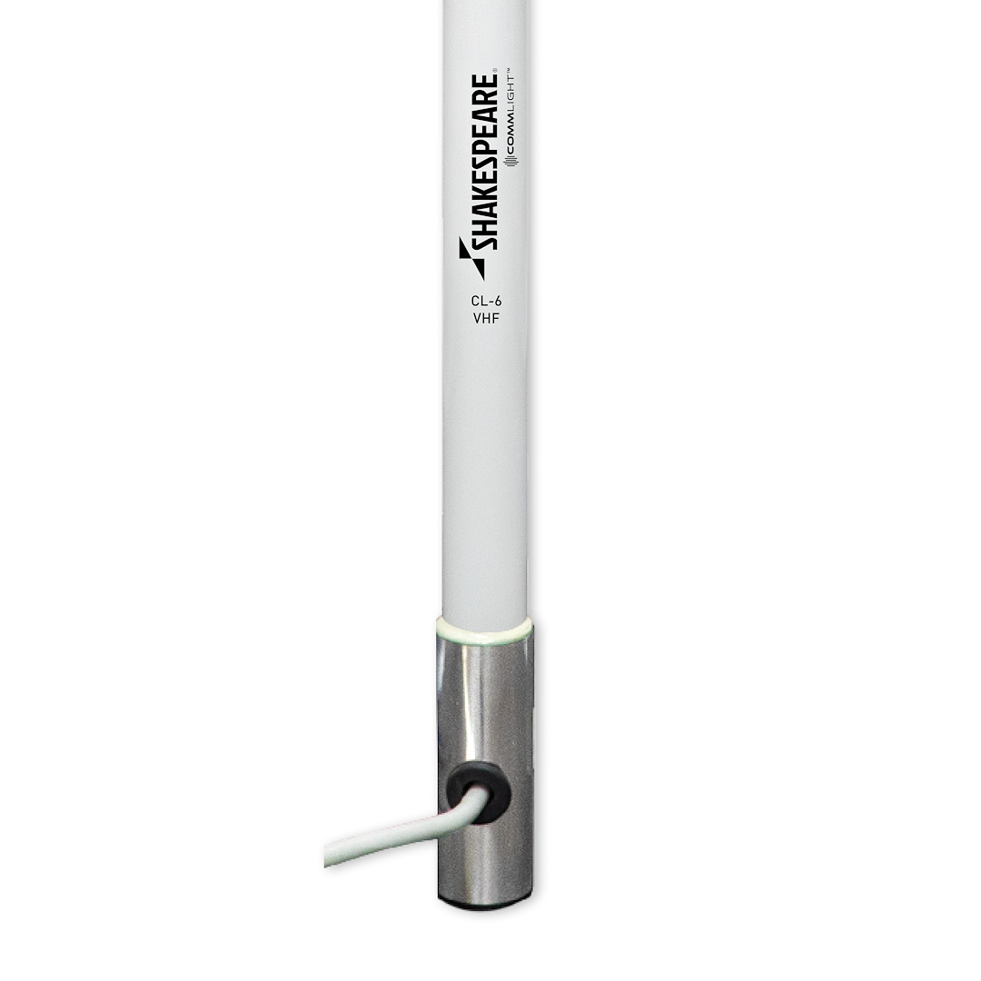 Shakespeare Cl-6 RGB-Lighted 6 dB VHF Antenna