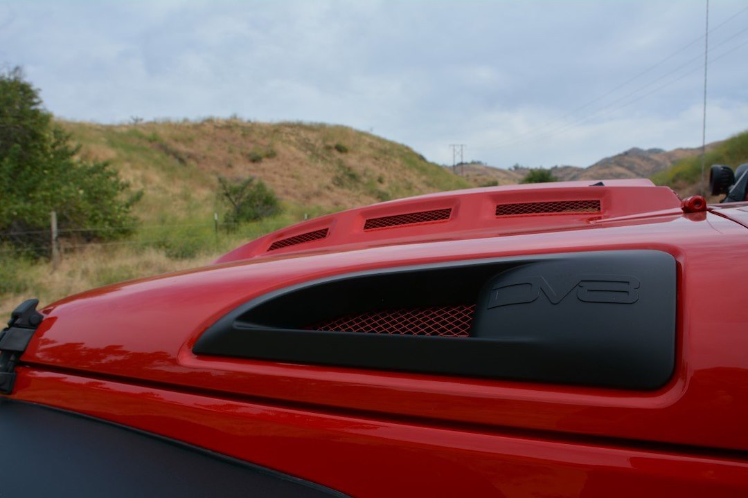 DV8 Offroad HDMB07-02 Black Vented Heat-Dispersion Hood