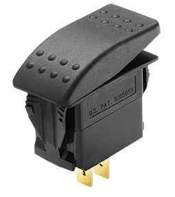 WhiteCap Industries S-7061C 12V Rocker Switch - 20 Amp, 6 Terminals