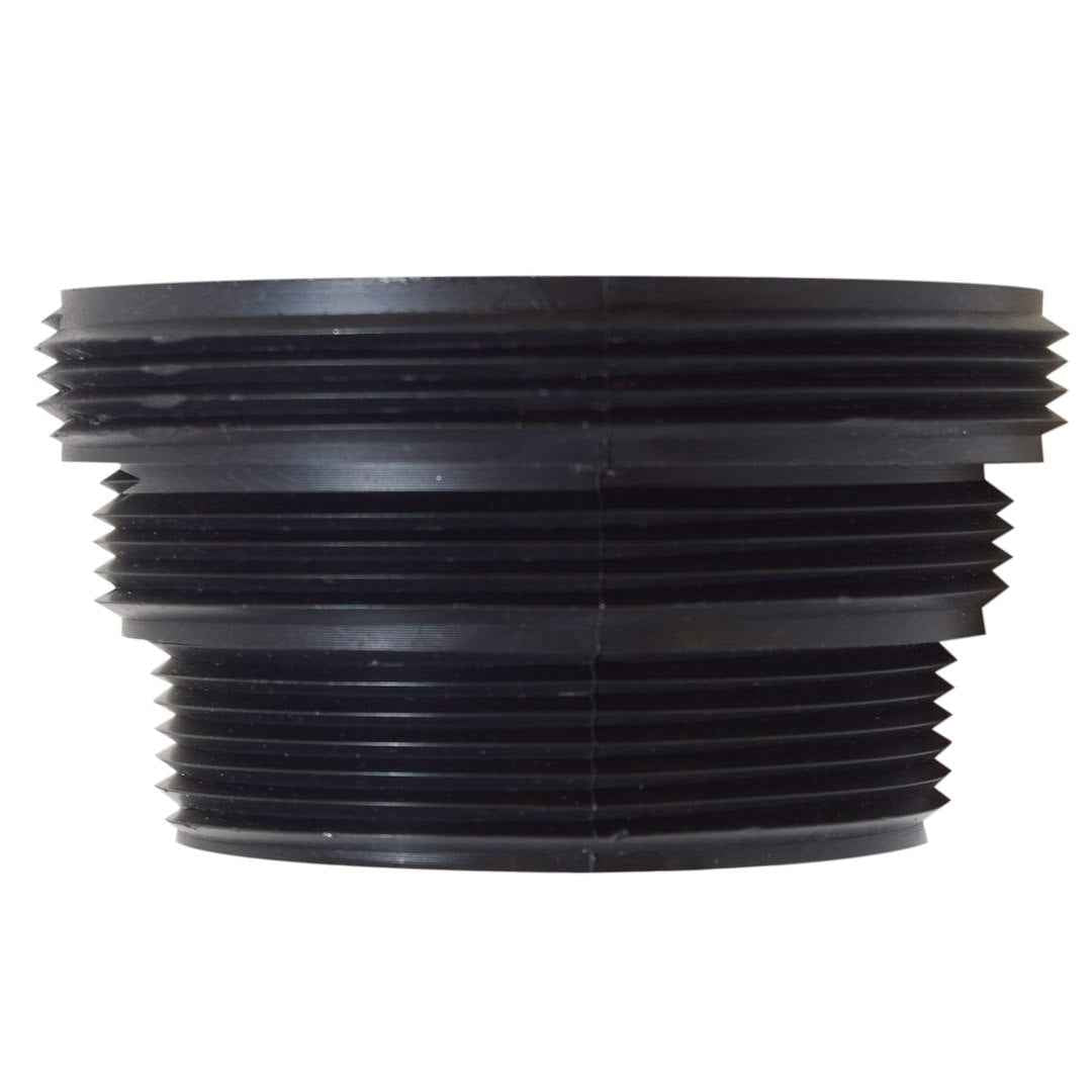 Valterra SS06 Threaded Sewer Hose Adapter - Black/White