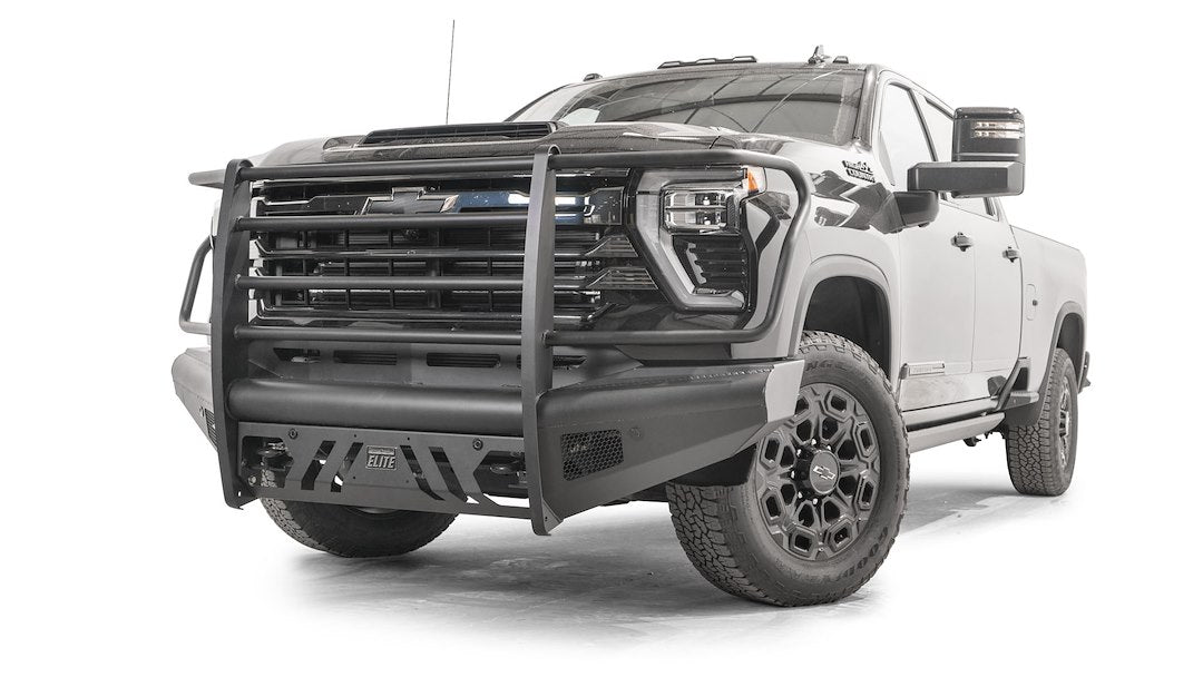 Fab Fours CH24-Q6160-1 Black Steel Elite Front Bumper