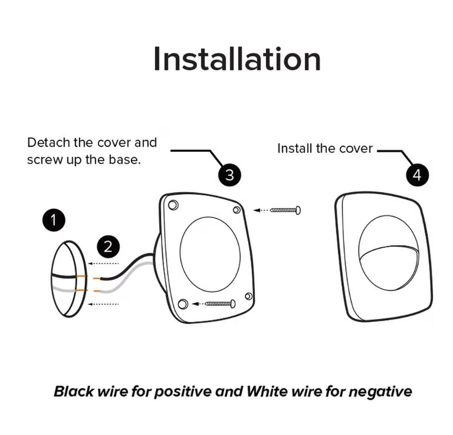 Creative Products Dl- -1pk Entry Step Light (0011202W)