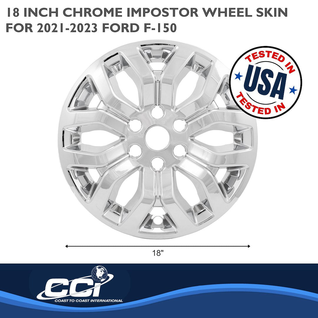 Coast To Coast IMP491X F-150 Chrome 18-Inch Wheel Skin - image 3