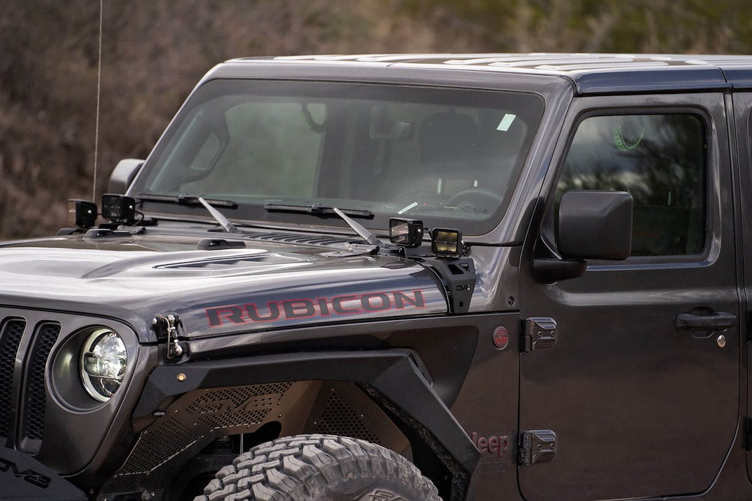 DV8 Offroad LBJL-04 Jeep JL/JT Light Mounting Bracket
