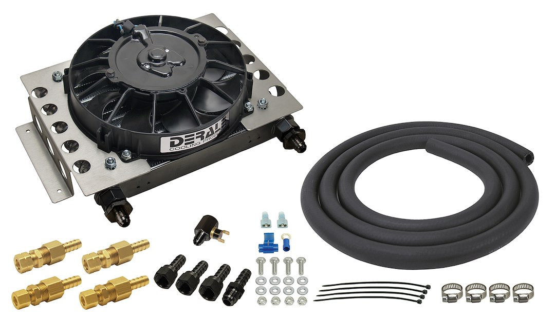 Derale 13950 Atomic-Cool Automatic Transmission Cooler with Fan - image 1