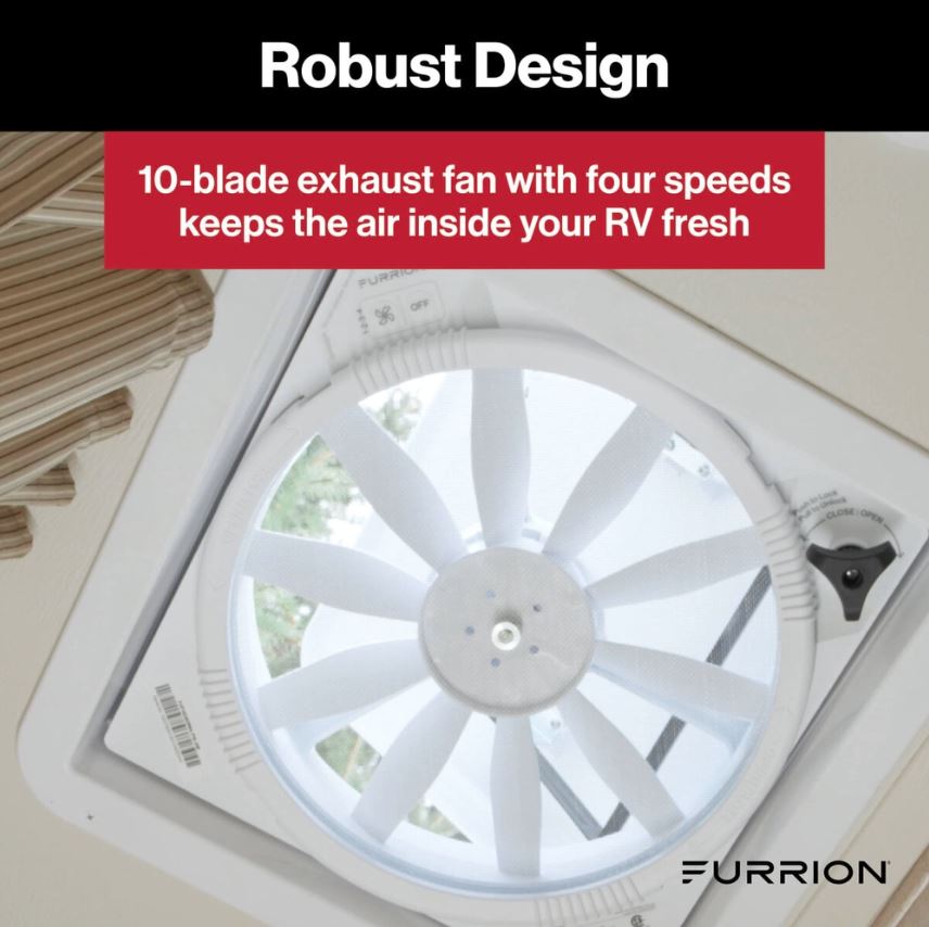 Furrion Llc Fvf14d90r6a-Pw-Am Roof Vent - image 5