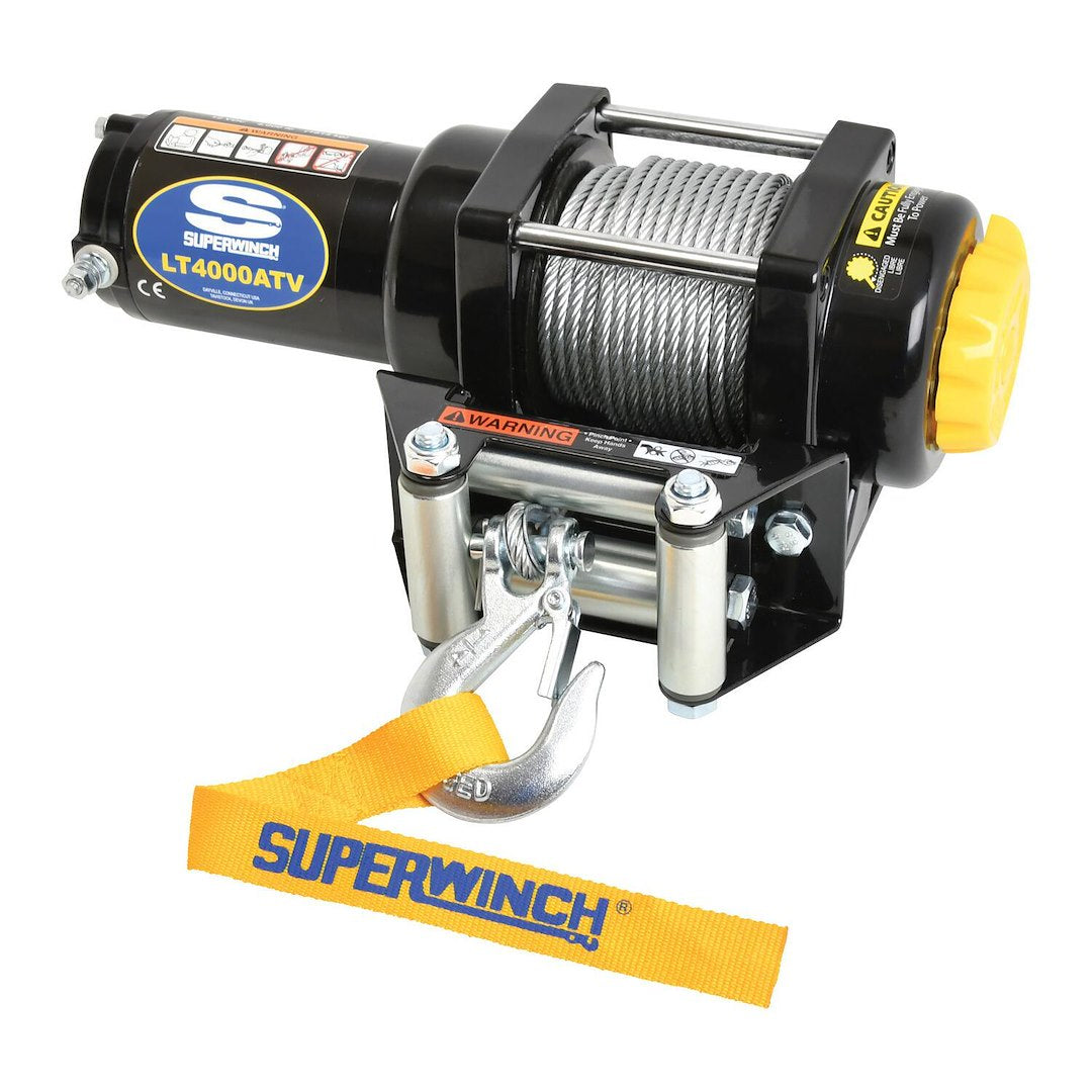 Superwinch 1140220 LT Series 4,000-lb ATV Winch with Roller