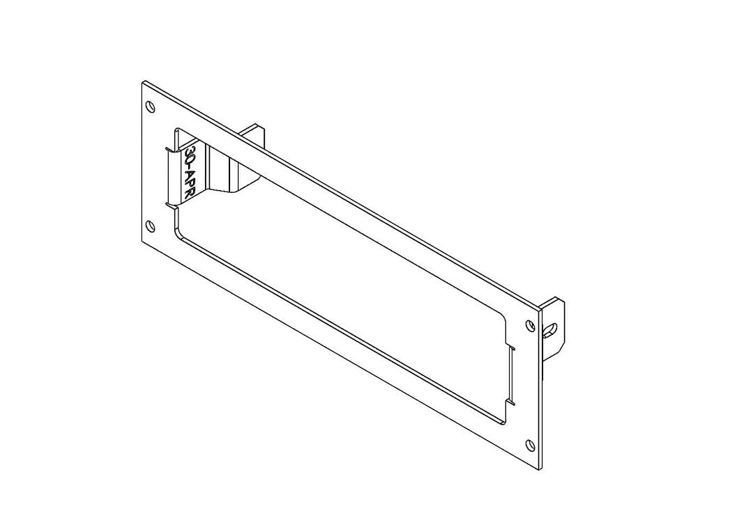 Havis Inc. C-Eb30-Apr-1p Radio Mounting Bracket