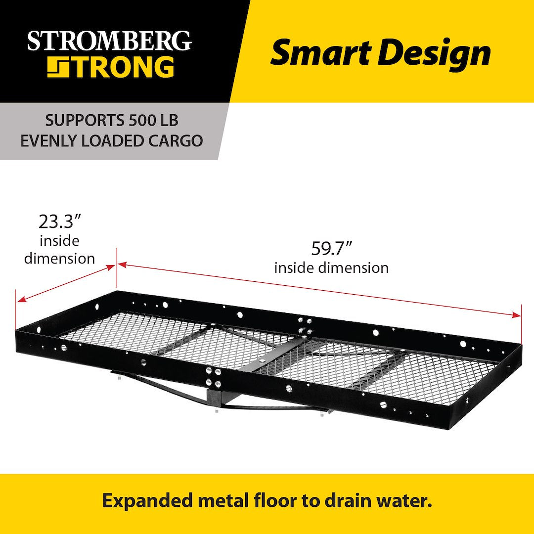 Stromberg Carlson Cc-100 Trailer Hitch Cargo Carrier - image 3