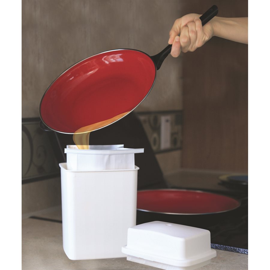 Camco Used Cooking Grease Container Bag (42285) – Material: Foil Lined