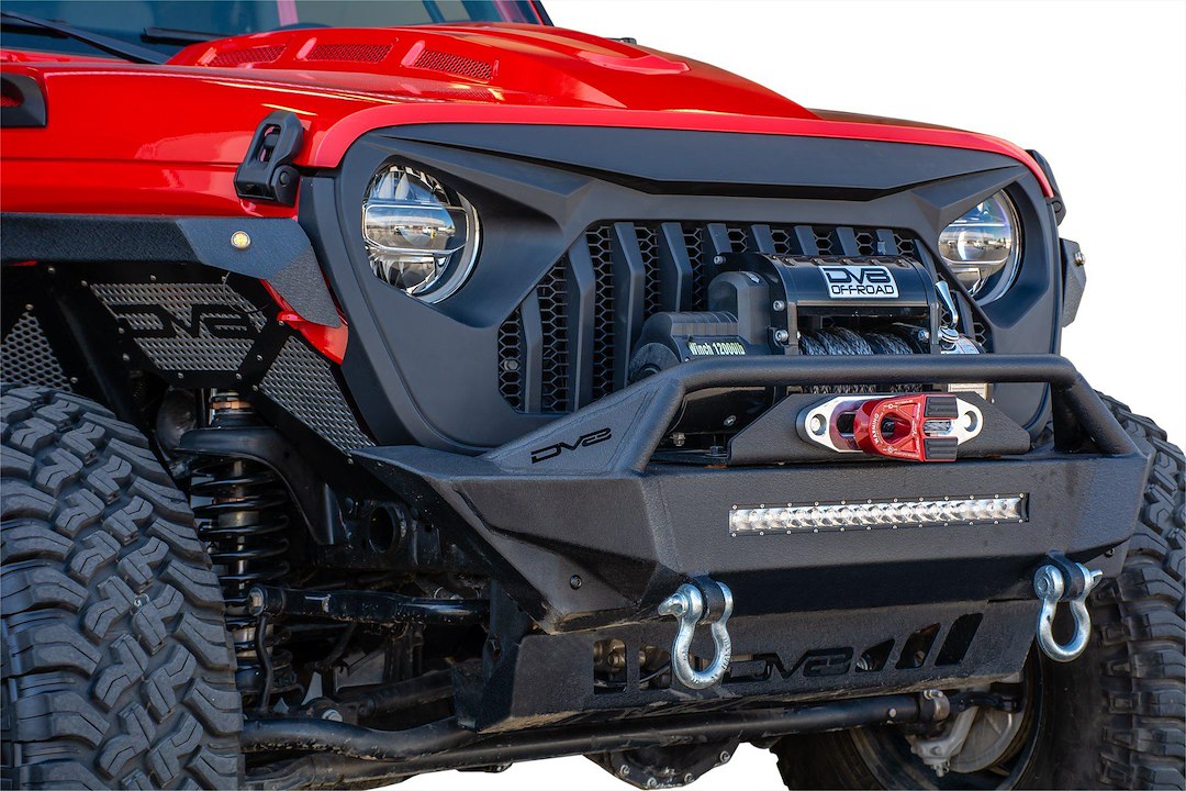 DV8 Offroad GRJL-01 Angry-Style Jeep JL Grille