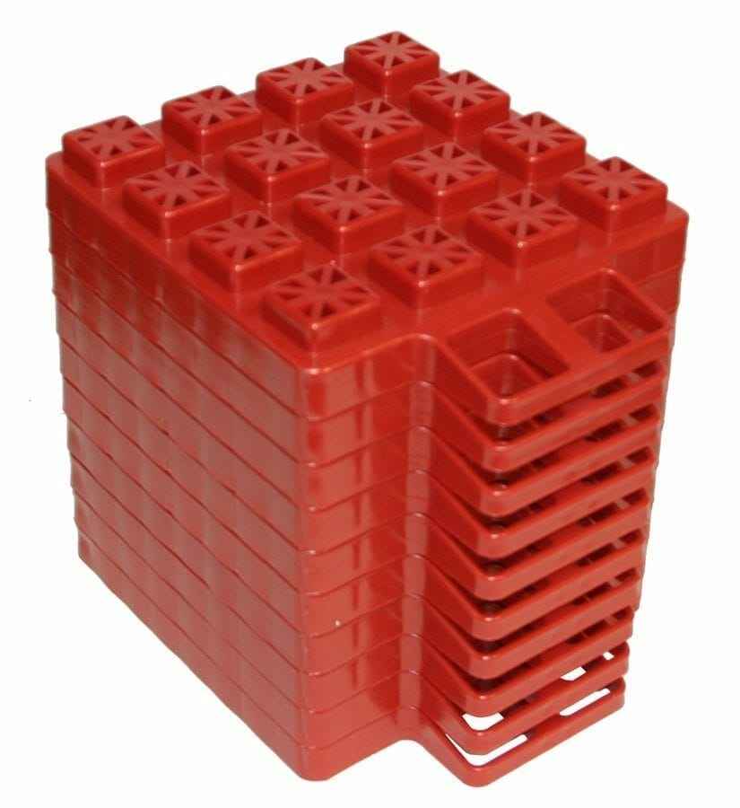 Valterra A10-0918 Interlocking RV Leveling Blocks - 10 Pack, 40000 lb