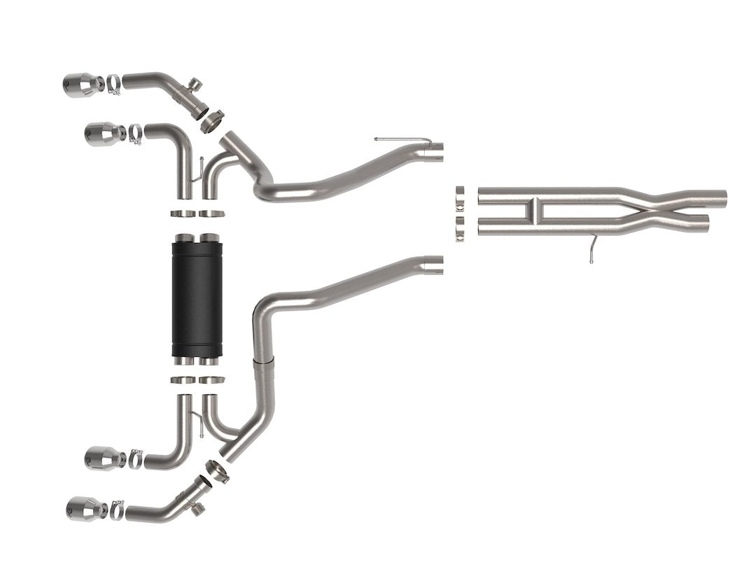 Advanced FLOW Engineering Vulcan Cat-Back System Dual Dual Exhaust System Kit 49-38098-P - image 5