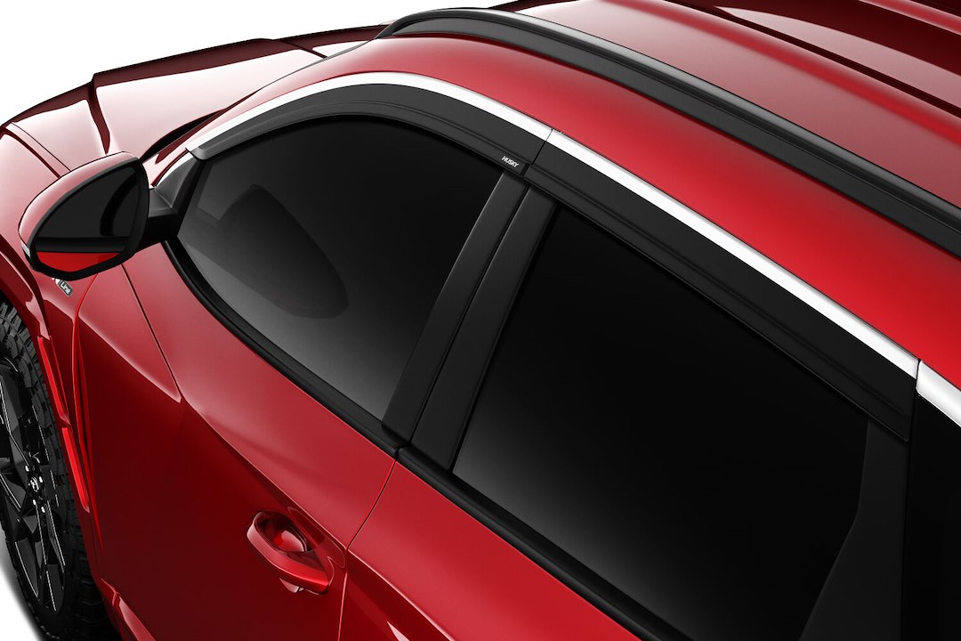 Husky 2884068 Chrome-Trim Low Profile Ventvisor Rain Guards