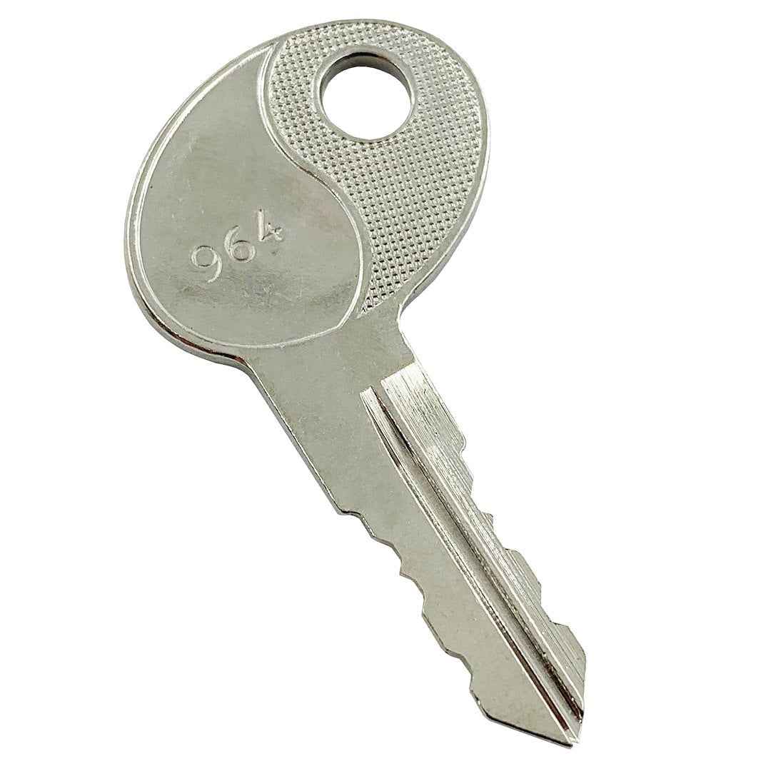 AP Products Bauer Double Cut Key Code 964 Bauer Logo Key 013689964