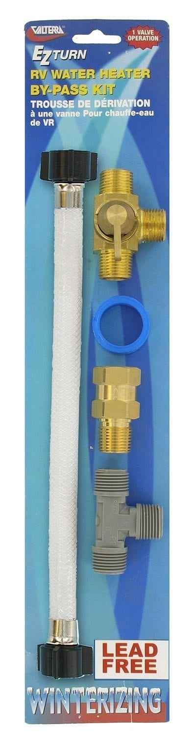 Valterra P23505LFVP Permanent RV Water Heater Winterizing Bypass Kit