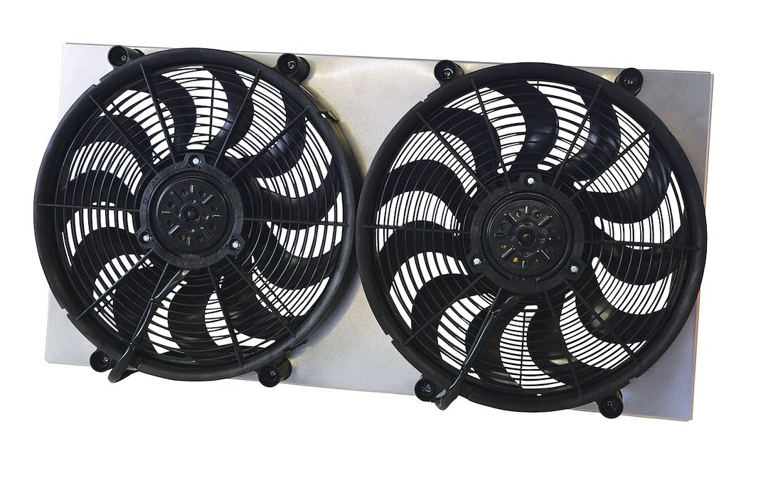 Derale 16843 Dual 17-Inch Cooling Fans with Aluminum Shroud - image 3