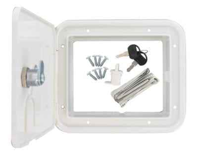 Valterra A10-2150VP RV Electrical Cord Hatch - 7-5/8 in x 6-1/2 in