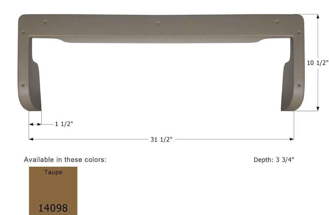 Icon 14098 Step Trim - 31-1/2 in