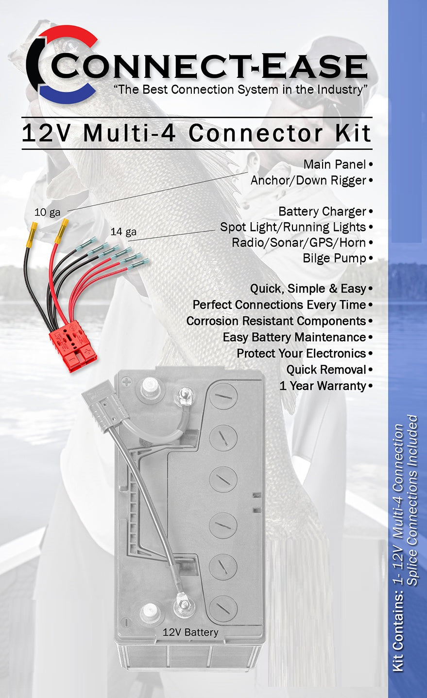 Connect-Ease RCE12VB4 Four-Lead Accessory Battery Harness - image 3